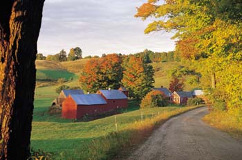 Beautiful fall foliage doesn't get much prettier than in Bethel, Maine