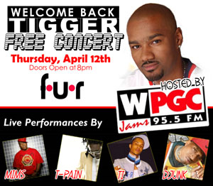 Tigger returns to Washington's WPGC FM with free concert 